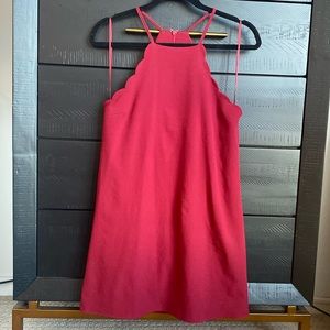Lulus Berry Red Halter Dress